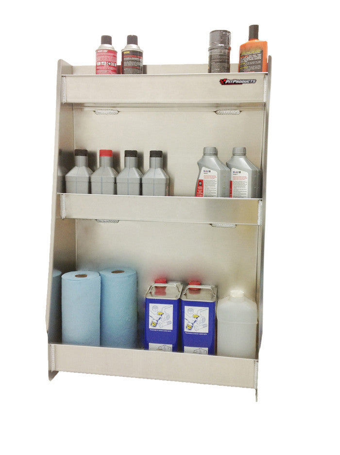 Trailer Variety Cabinet, (24"L x 38"H x 9"D), Aluminum