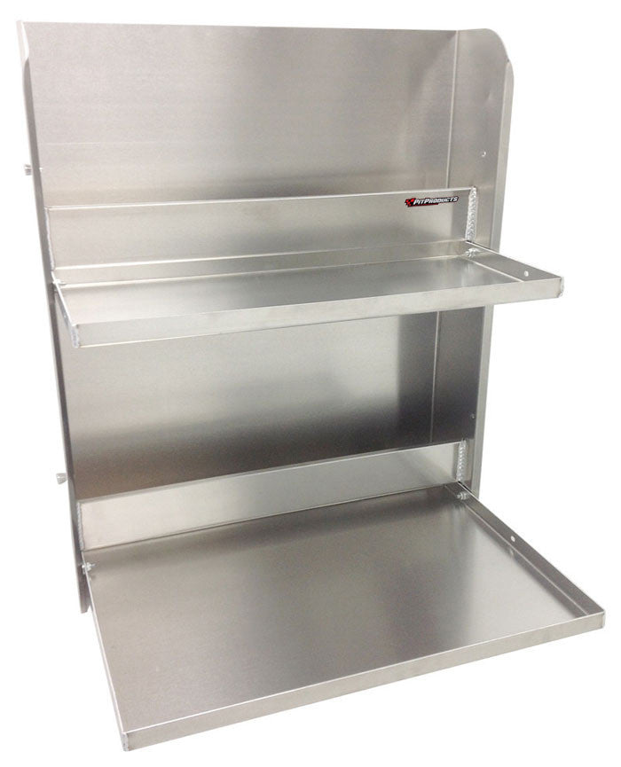 Trailer Workstation - 2 Tray, (24"L x 6"W X 30"H) Aluminum