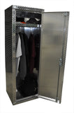 Garage & Shop Locker - 6 Foot - Deluxe, (24"L x 72"H  x 22"D), Aluminum