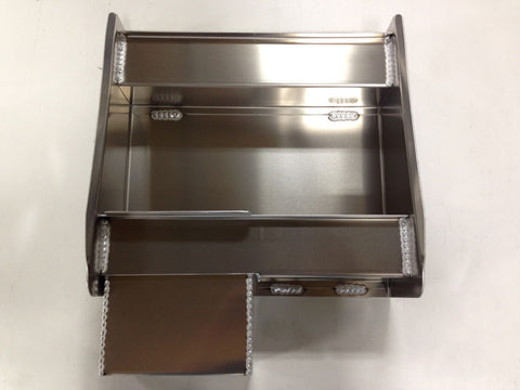 Trailer Variety Cabinet/Workstation - Junior Modified, (16"L x 16"H  x 6"D), Aluminum