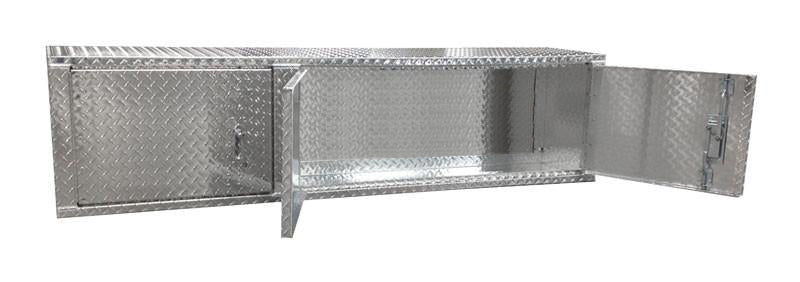 Garage & Shop Package, Deluxe Base Cabinet with Overhead Cabinet - 6 Foot, Aluminum
