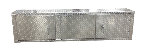 Garage & Shop Overhead Cabinet - 6 Foot - Deluxe, (72"L x 18"H  x 14"D), Aluminum