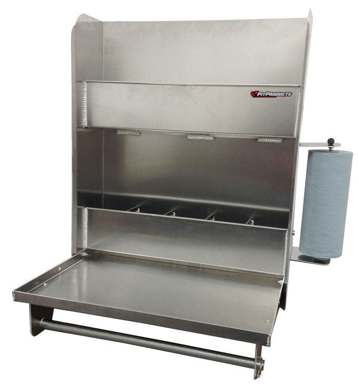 Trailer Liquor Cabinet, (24"L x 30"H  x 7-1/2"D), Aluminum