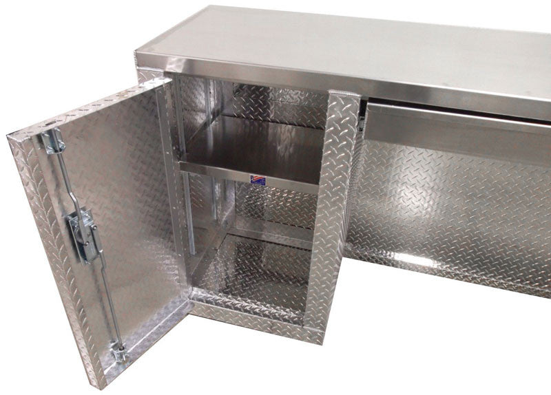 Base Cabinet - 8 foot - with Drawer - Deluxe, (96"L x 40"H  x 22"D), Aluminum