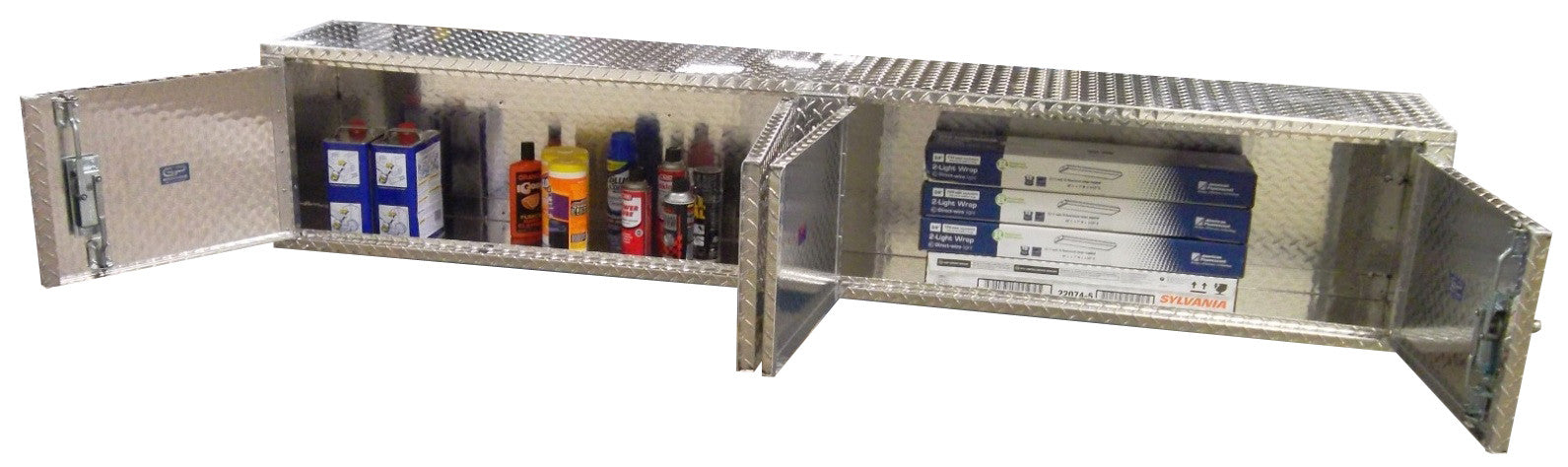 Package, Deluxe Base Cabinet with Overhead Cabinet - Aluminum