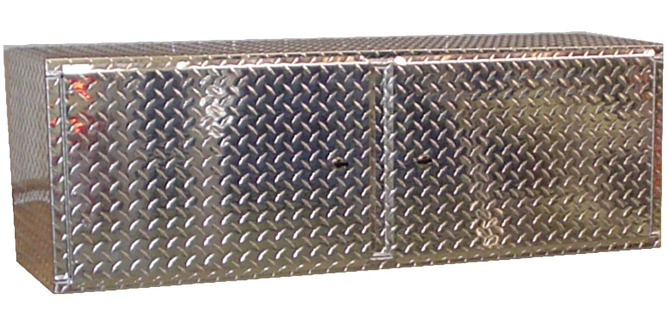 Trailer Overhead Cabinet - 4 Foot, (48"L x 16"H  x 14"D), Aluminum
