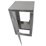 Trailer Package, Base Cabinet with Overhead Cabinet - 2 Foot, Aluminum