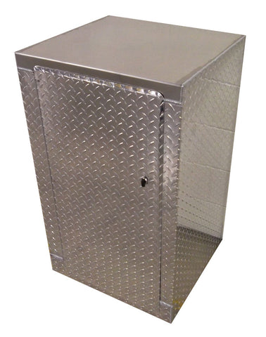 Trailer Package, Base Cabinet with Overhead Cabinet - 2 Foot, Aluminum