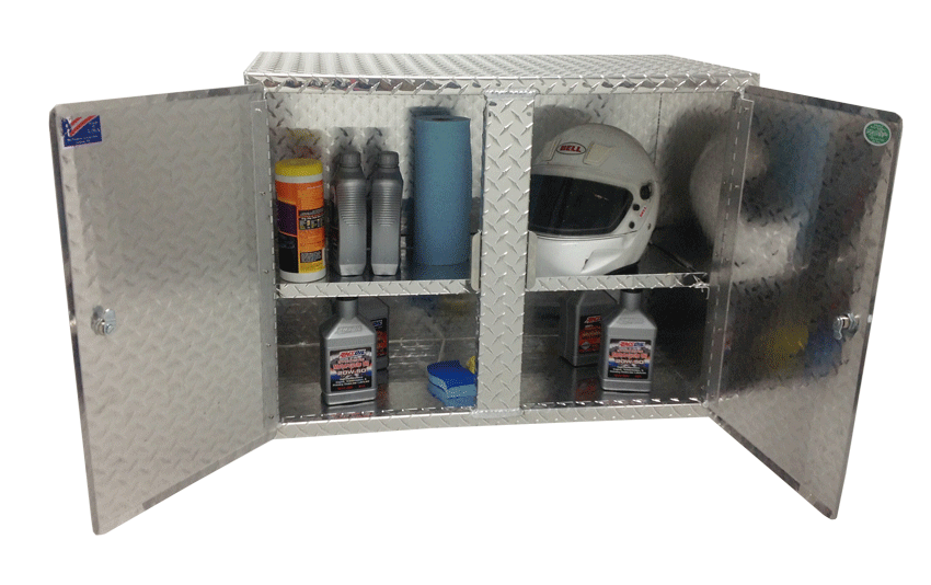 Overhead Trailer Cabinet - 32"L x 24"H x 16"D, Aluminum