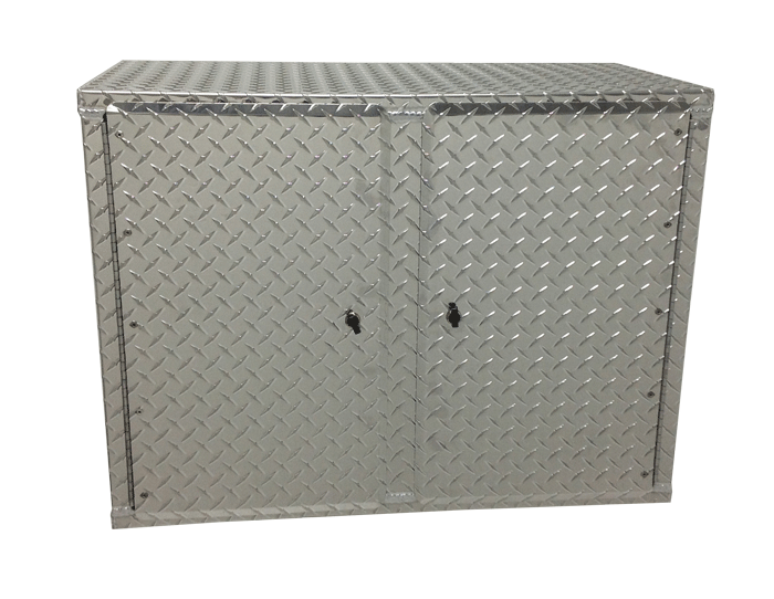 Overhead Trailer Cabinet - 32"L x 24"H x 16"D, Aluminum