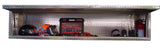 Overhead Trailer Cabinet - 8 Foot (95"L x 22"H  x 14"D), Gas Charged Door, Aluminum