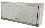 Overhead Trailer Cabinet - 4 Foot, Gas Charged Door, Aluminum