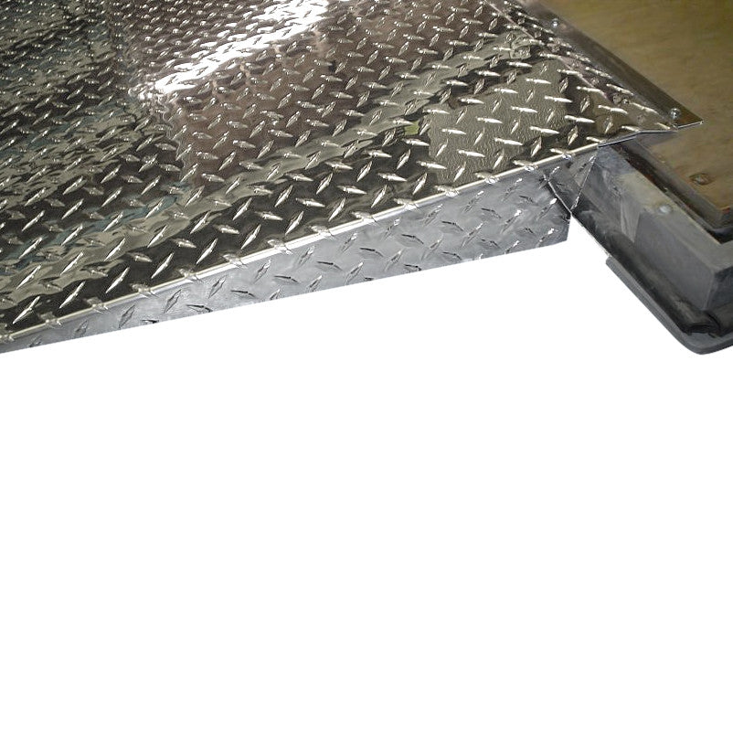Trailer Door Ramps-Diamond Plated Aluminum