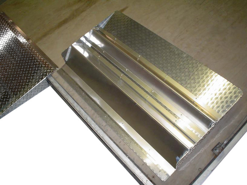 Trailer Door Ramps-Diamond Plated Aluminum
