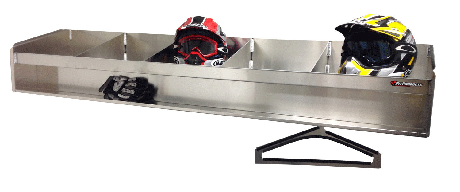 Helmet Bay Storage Rack-Aluminum | Pit Products