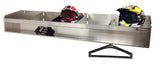 Trailer, Garage, or Shop Helmet Bay (Choose One, Two, Three, Four or Five Bays) - Aluminum