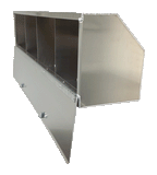 Overhead Trailer Cabinet with Radius Back - SCRATCH N' DENT - #940 S&D