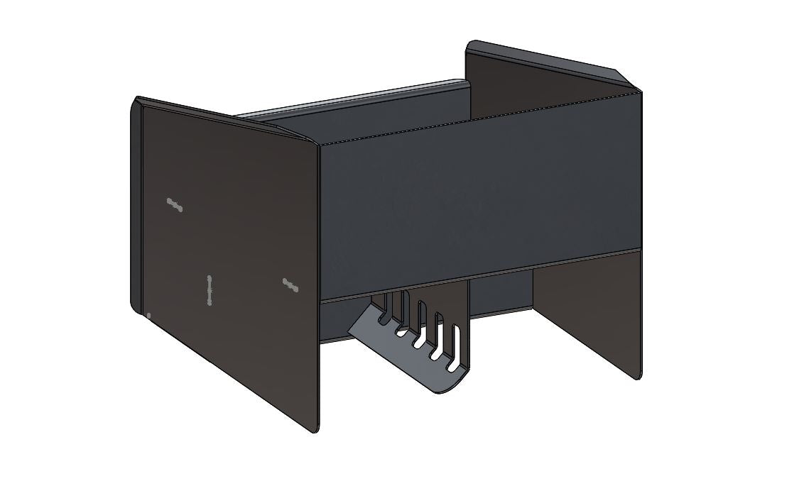 Trailer, Garage, or Shop Helmet Bay (Choose One, Two, Three, Four or Five Bays) - Aluminum