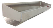 Trailer Go Kart Tire Rack/Trough, (48"L x 9"H  x 11"D), Aluminum