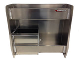 Trailer Variety Cabinet/Workstation - Junior Modified, (16"L x 16"H  x 6"D), Aluminum
