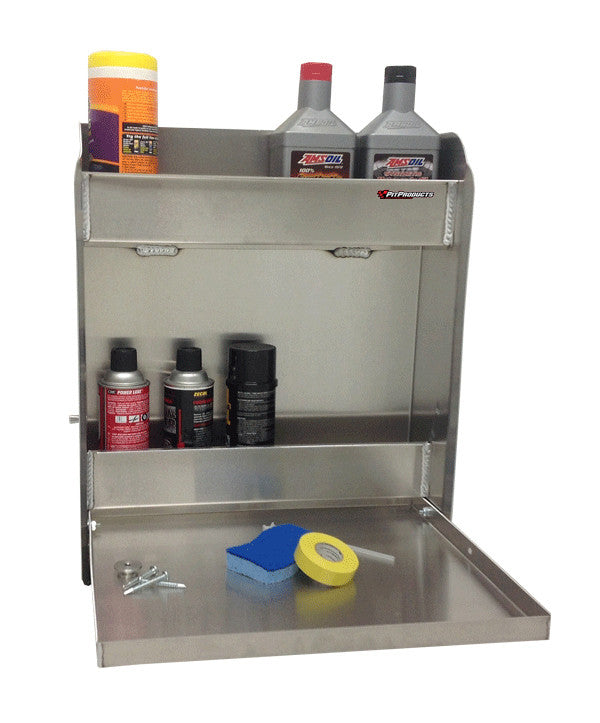 Trailer Work Station - Medium, (18"L x 22"H  x 4"D), Aluminum