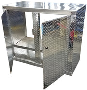 Trailer Storage Cabinet - Base, 4 ft. (48"L x 40"H x 22"D), Aluminum