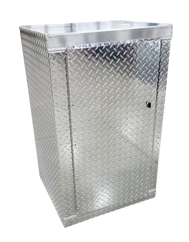Trailer Storage Cabinet - 2 ft. (24"W x 40"H x 22"D), Base, Aluminum