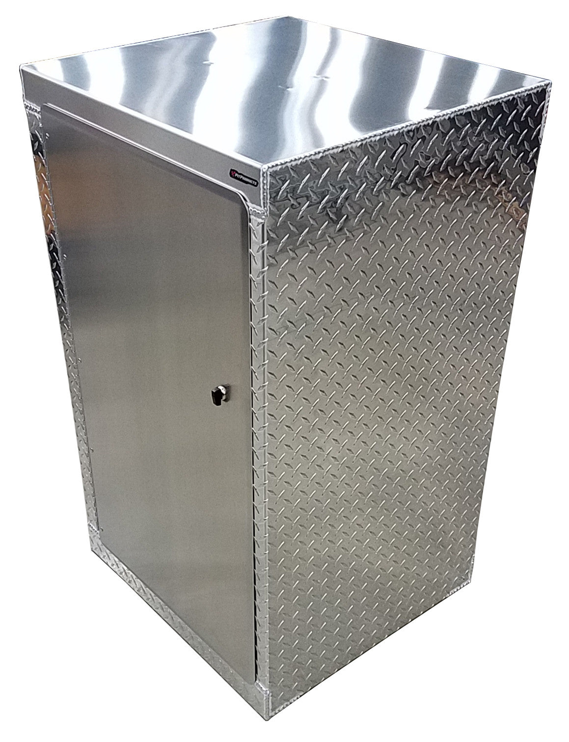 Trailer Storage Cabinet - 2 ft. (24"W x 40"H x 22"D), Base, Aluminum