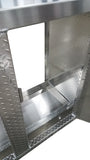 Trailer Package, Base Cabinet with Overhead Cabinet - 6 Foot, Aluminum